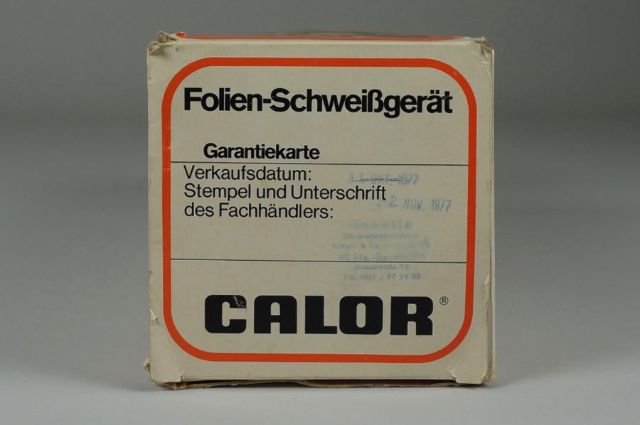 Folien-Schweissgerät - Calor 3