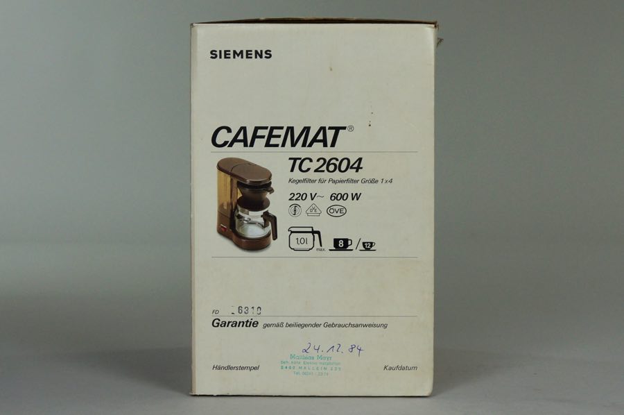 Cafemat - Siemens 3