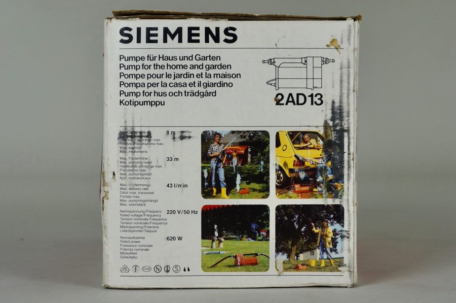 Pump for Home and Garden - Siemens 2