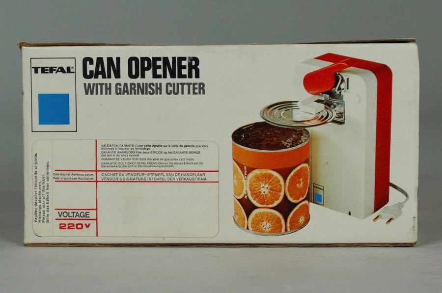 Can Opener w Garnish Cutter - Tefal 3