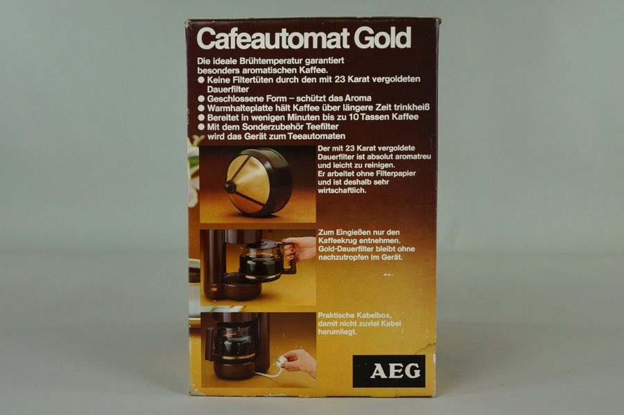 Cafeautomat Gold - AEG 2