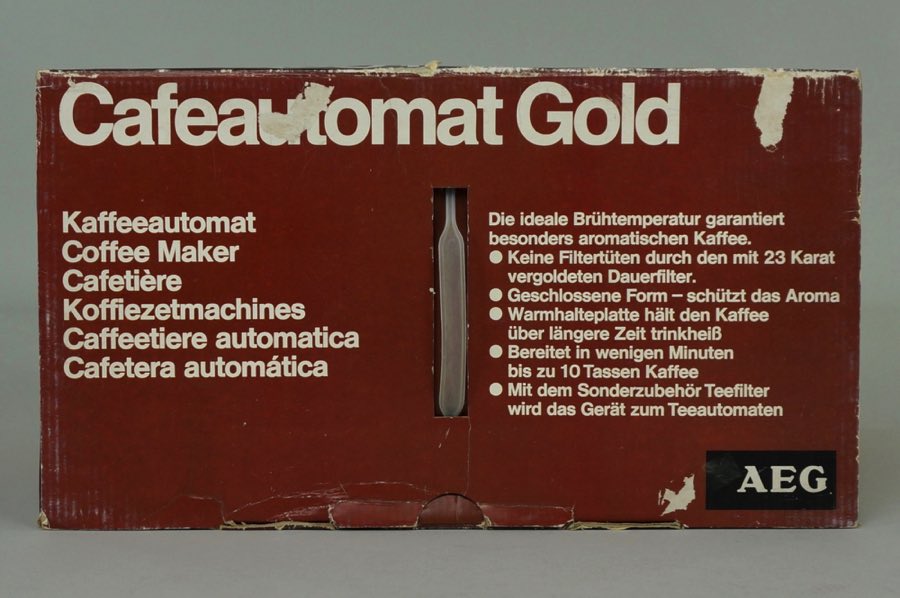 Cafeautomat Gold - AEG 4