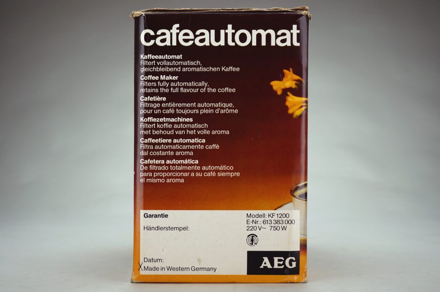 Cafeautomat - AEG 3