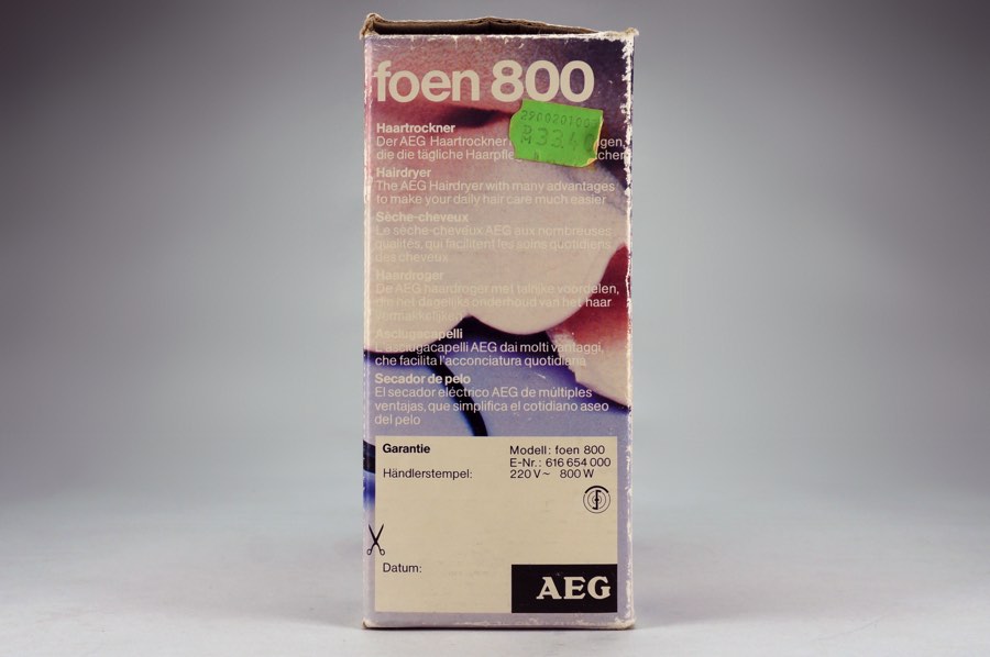 Foen 800 - AEG 2