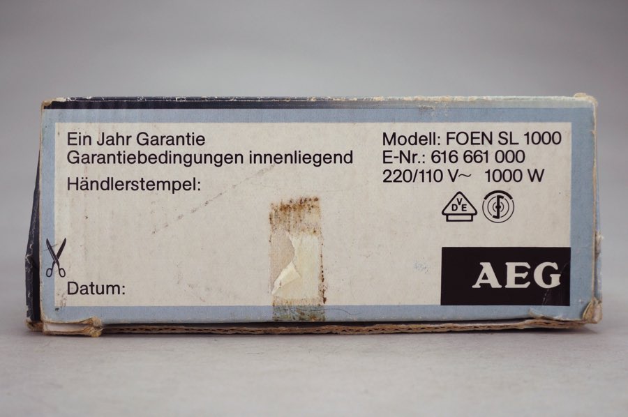 Foen SL 1000 - AEG 3