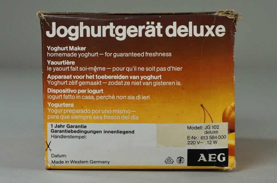 Joghurtgerät deluxe - AEG 3