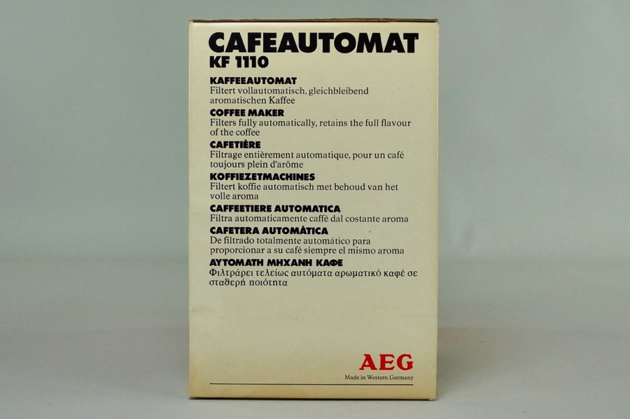 Cafeautomat - AEG 3