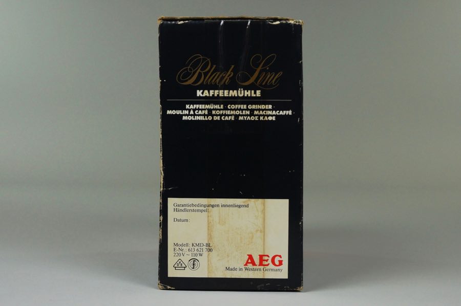 Kaffeemühle Black Line - AEG 3