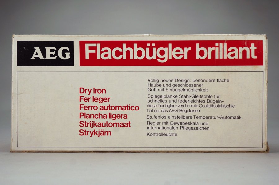 Flachbügler Brillant - AEG 3