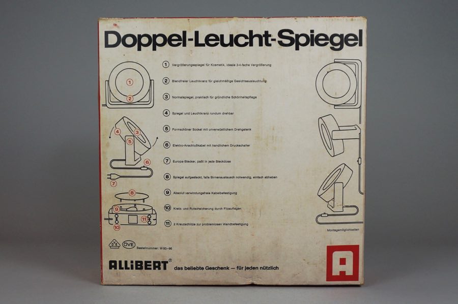Doppel-Leucht-Spiegel - Allibert 2