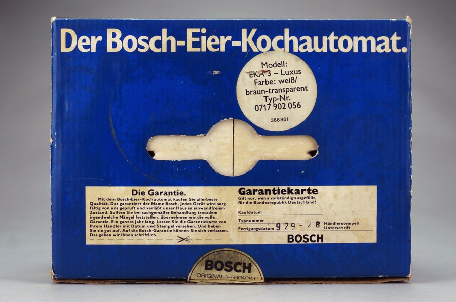 Eier-Kochautomat - Bosch 5