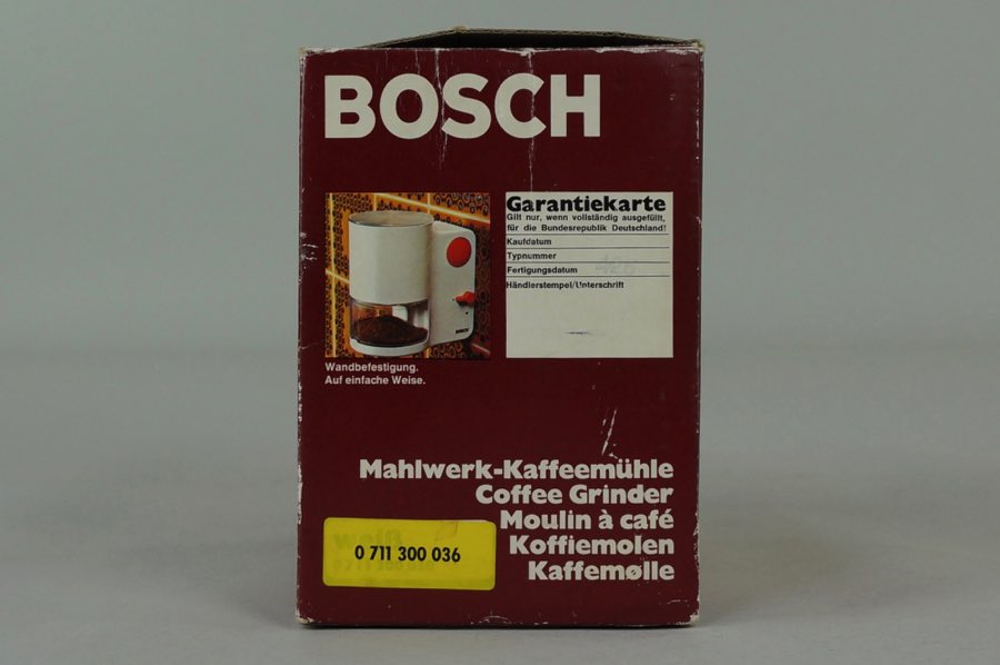 Mahlwerk-Kaffeemühle K 4 - Bosch 4