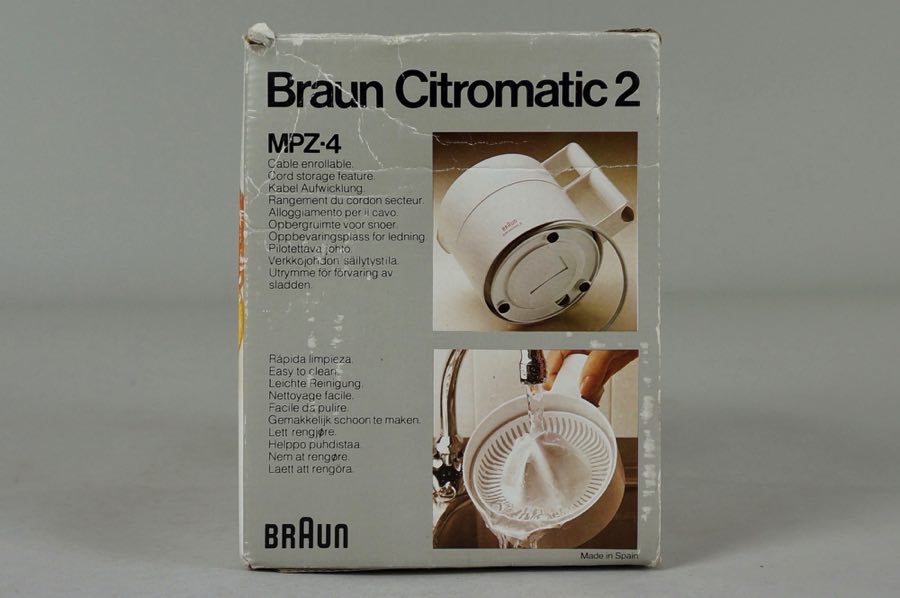 Exactly truth Invest Braun Citromatic 2 MPZ 4 (1982) - Soft Electronics
