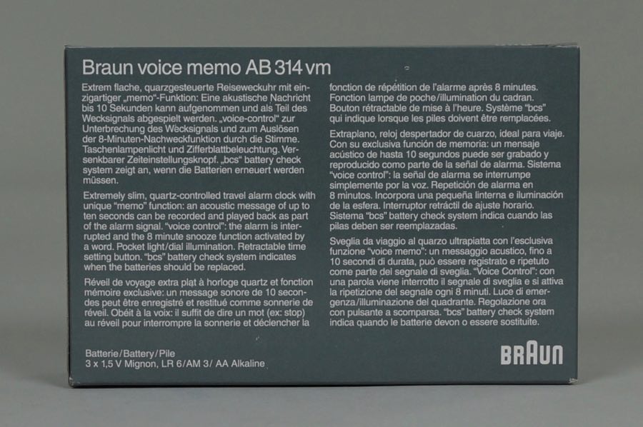 voice memo - Braun 2