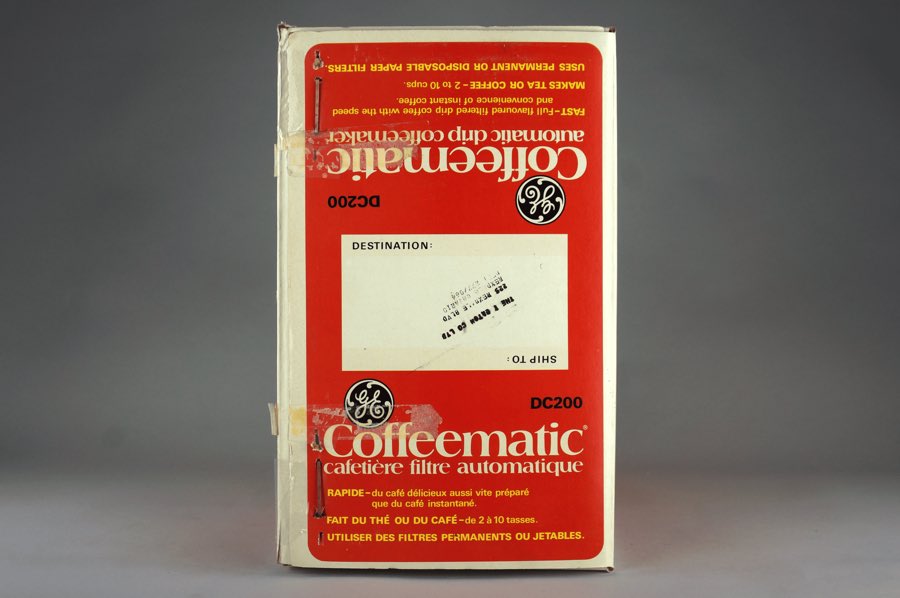 Coffeematic - General Electric 3