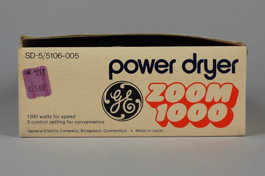 Zoom 1000 power dryer - General Electric 4