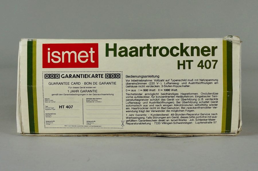 Haartrockner - Ismet 3