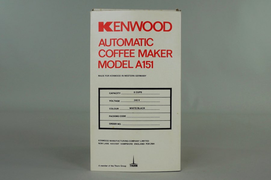Automatic Coffee Maker - Kenwood 3