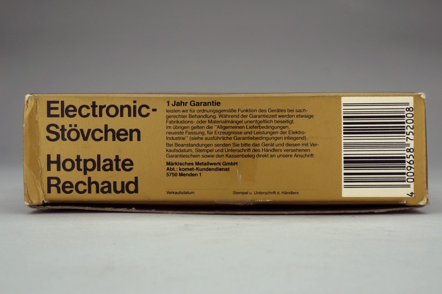 Electronic-Stövchen - Komet 3