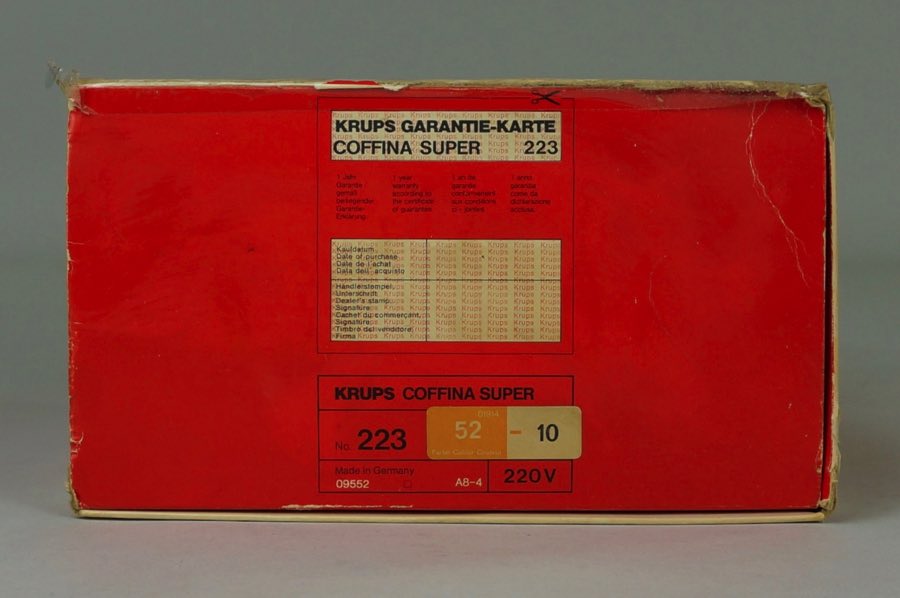 Coffina Super - Krups 3