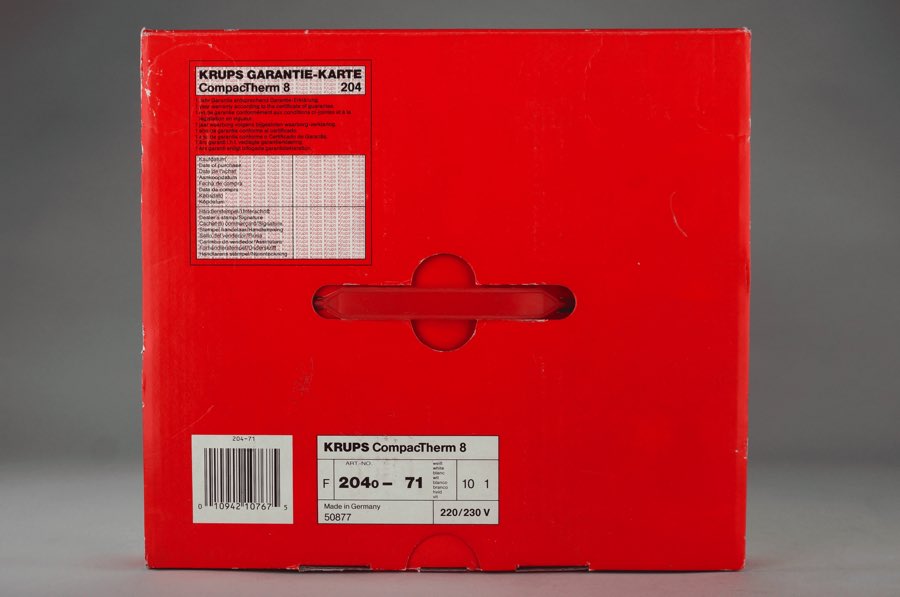 Compactherm 8 - Krups 4