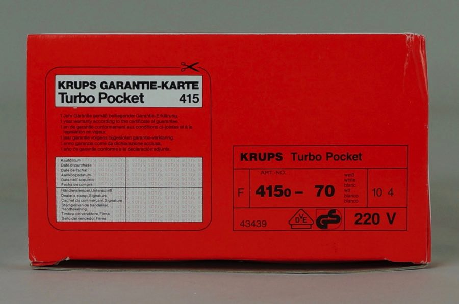 Turbo Pocket - Krups 5