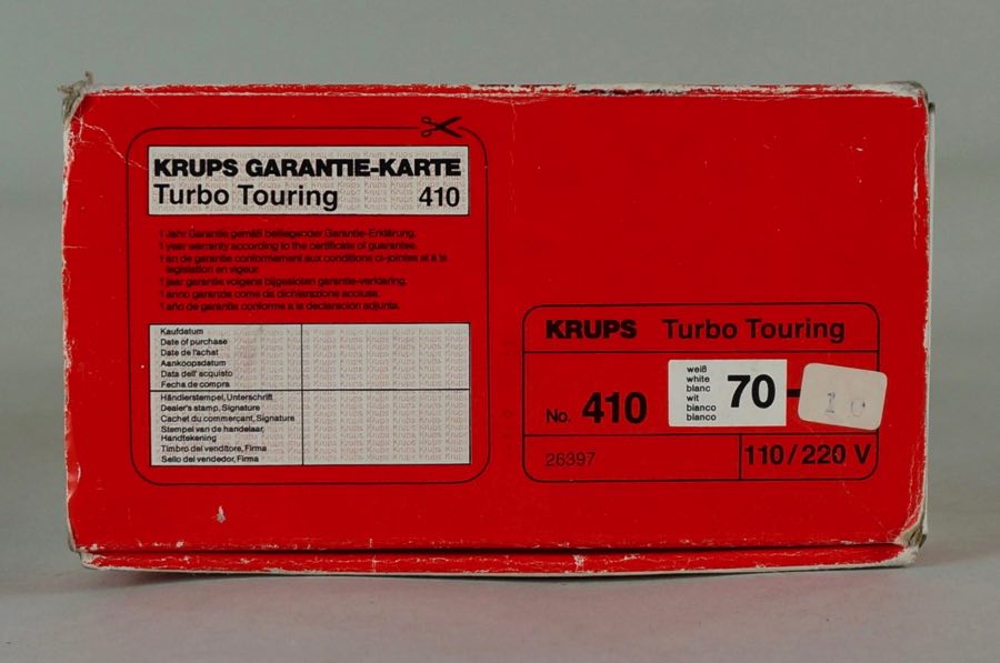 Turbo Touring - Krups 4