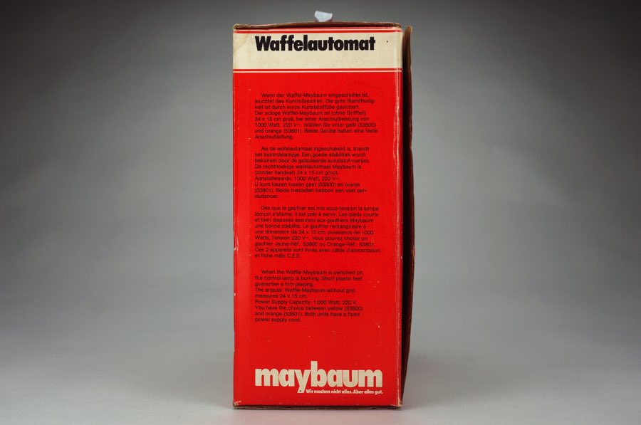 Waffelautomat - Maybaum 2