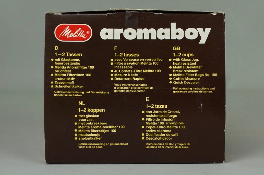 Aromaboy - Melitta 3