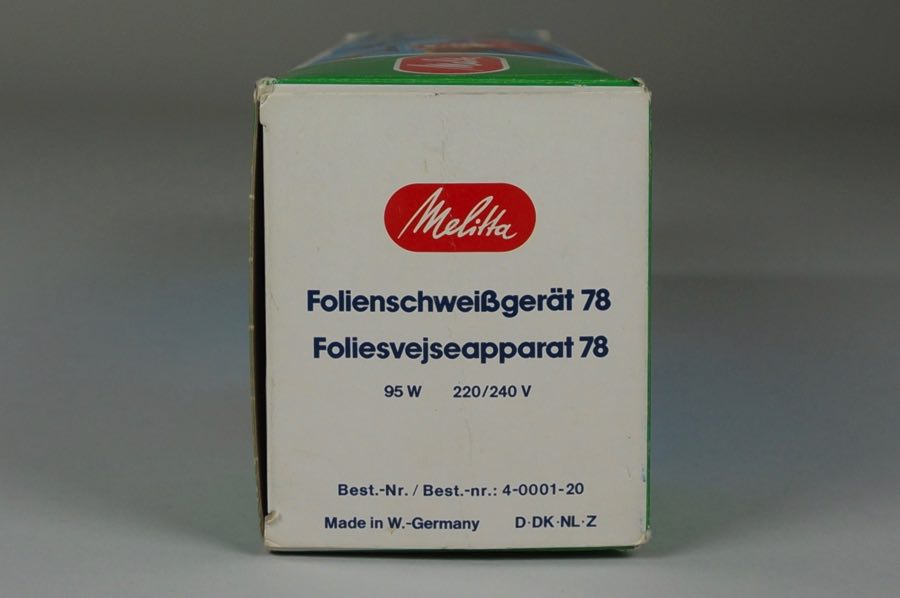 Folienschweissgerät 78 - Melitta 5