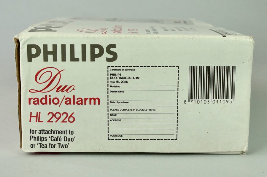 Duo Radio/Alarm attachment - Philips 4