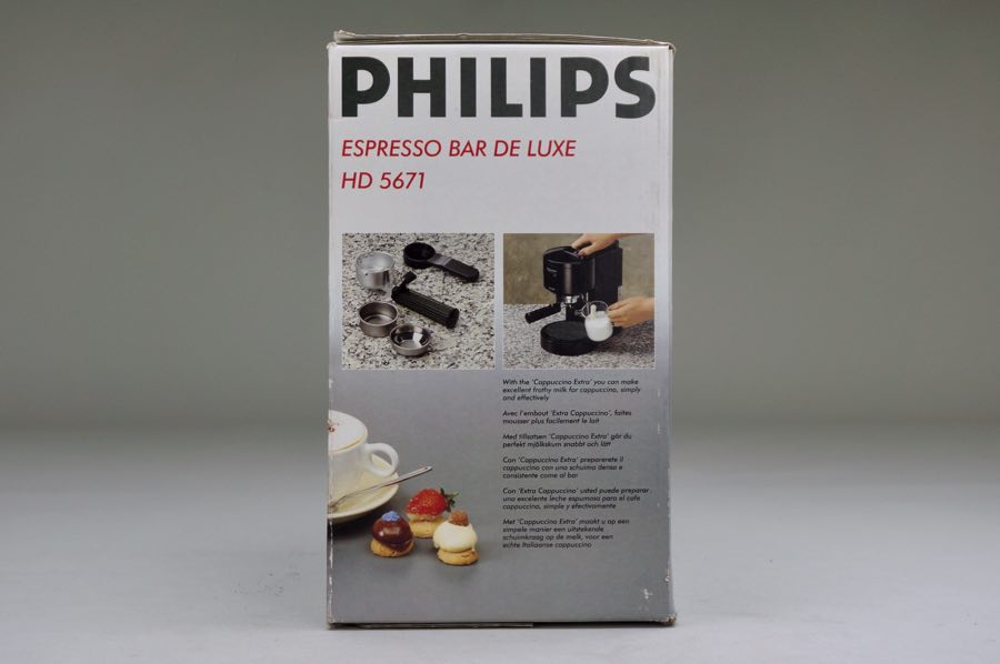 venom browse Chamber Philips Espresso Bar De Luxe HD 5671 - Soft Electronics