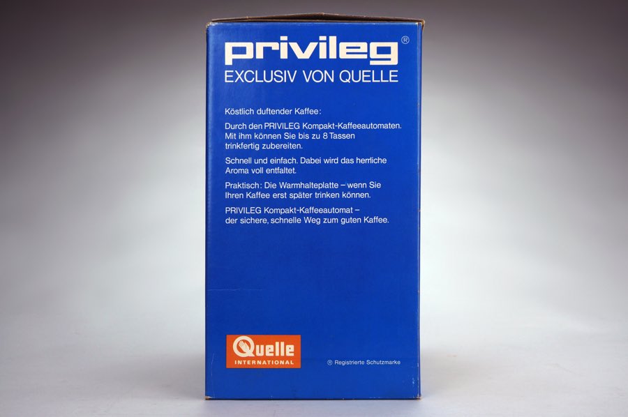 Kompakt-Kaffeeautomat für 8 Tassen - Privileg 3