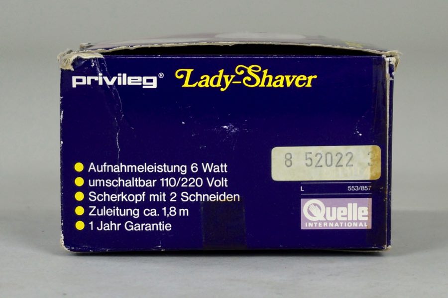 Lady-Shaver - Privileg 2