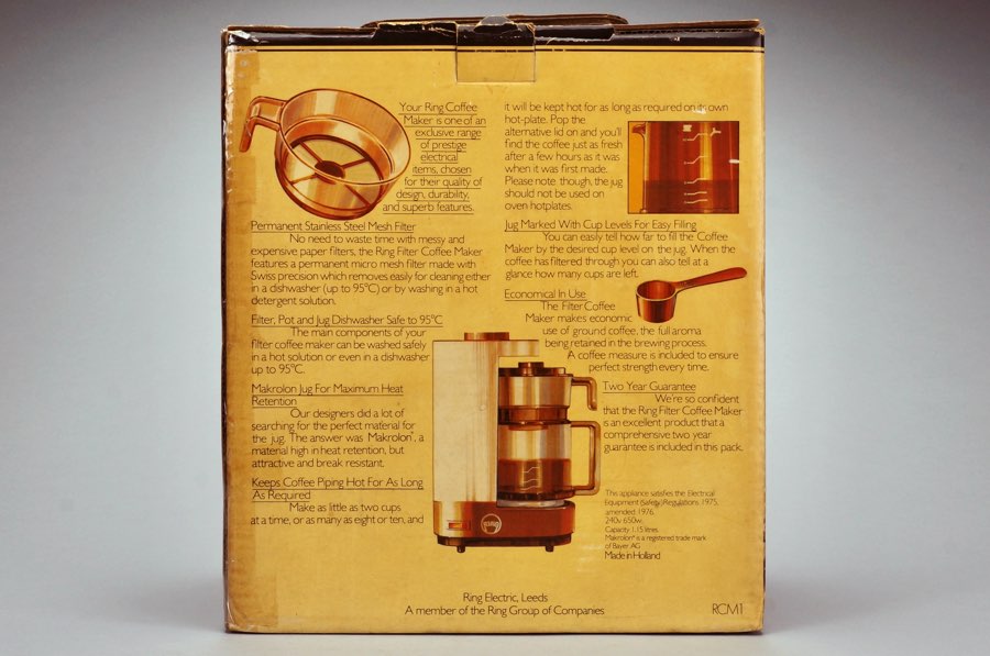 Designer Coffee Maker - Ring Electric 2