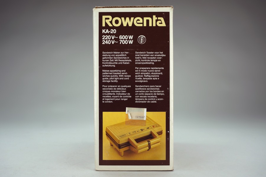 Sandwich Maker - Rowenta 3