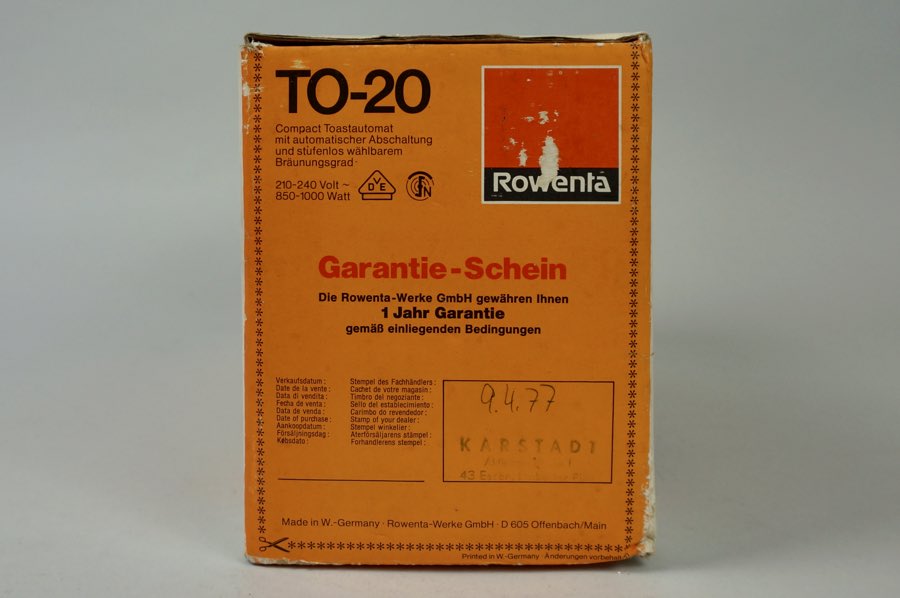 Compact Toastautomat - Rowenta 3