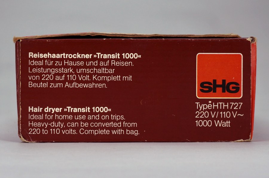 Transit 1000 Reisehaartrockner - SHG 3