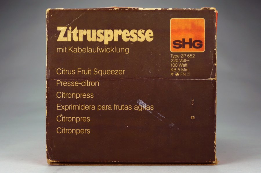 Zitruspresse - SHG 3