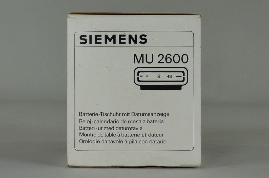 Batterie-Tischuhr - Siemens 2