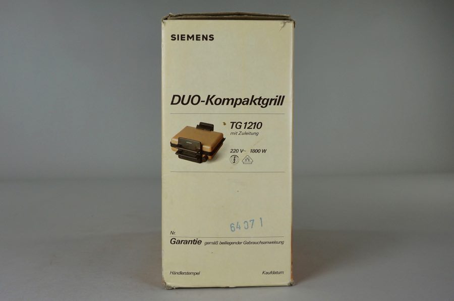Duo-Kompaktgrill - Siemens 3