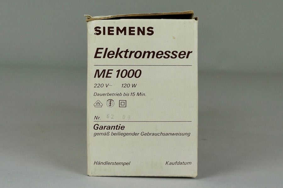 Elektromesser - Siemens 4