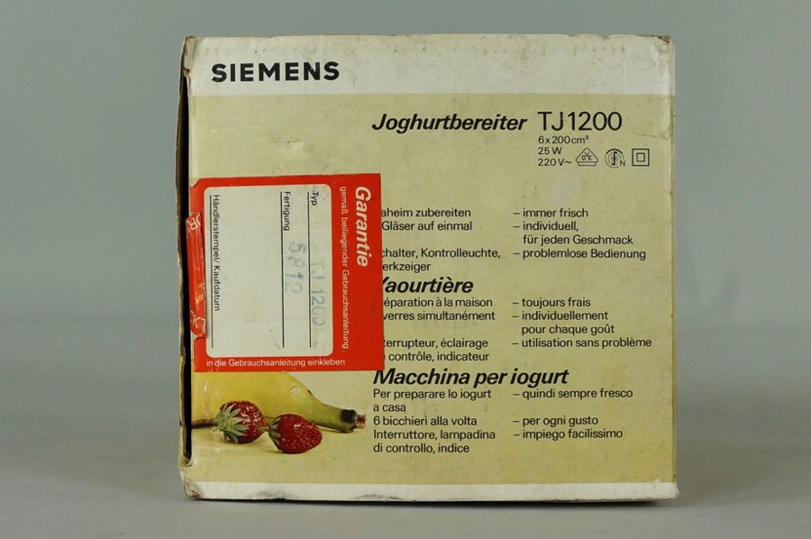 Joghurtbereiter - Siemens 3