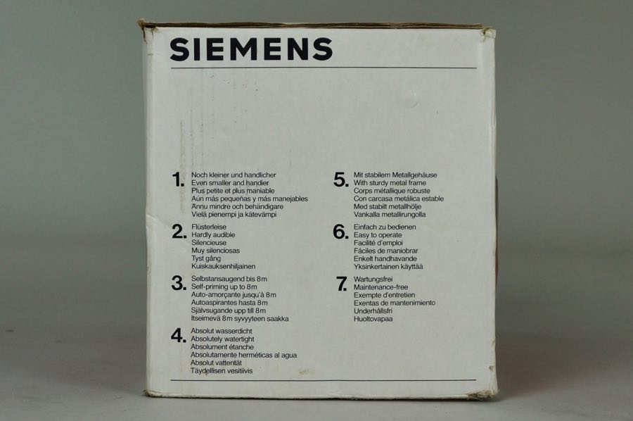 Pump for Home and Garden - Siemens 3