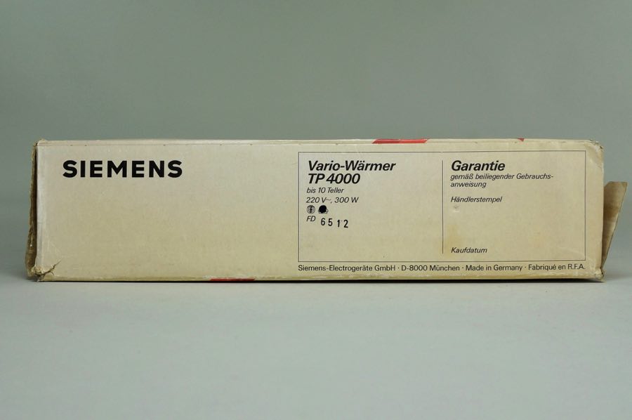Vario-Wärmer - Siemens 4