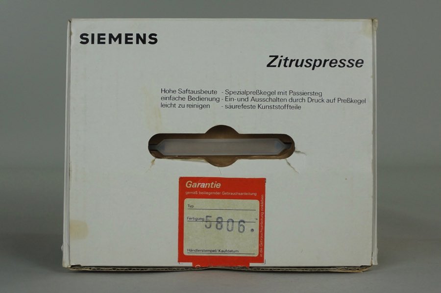 Zitruspresse - Siemens 3